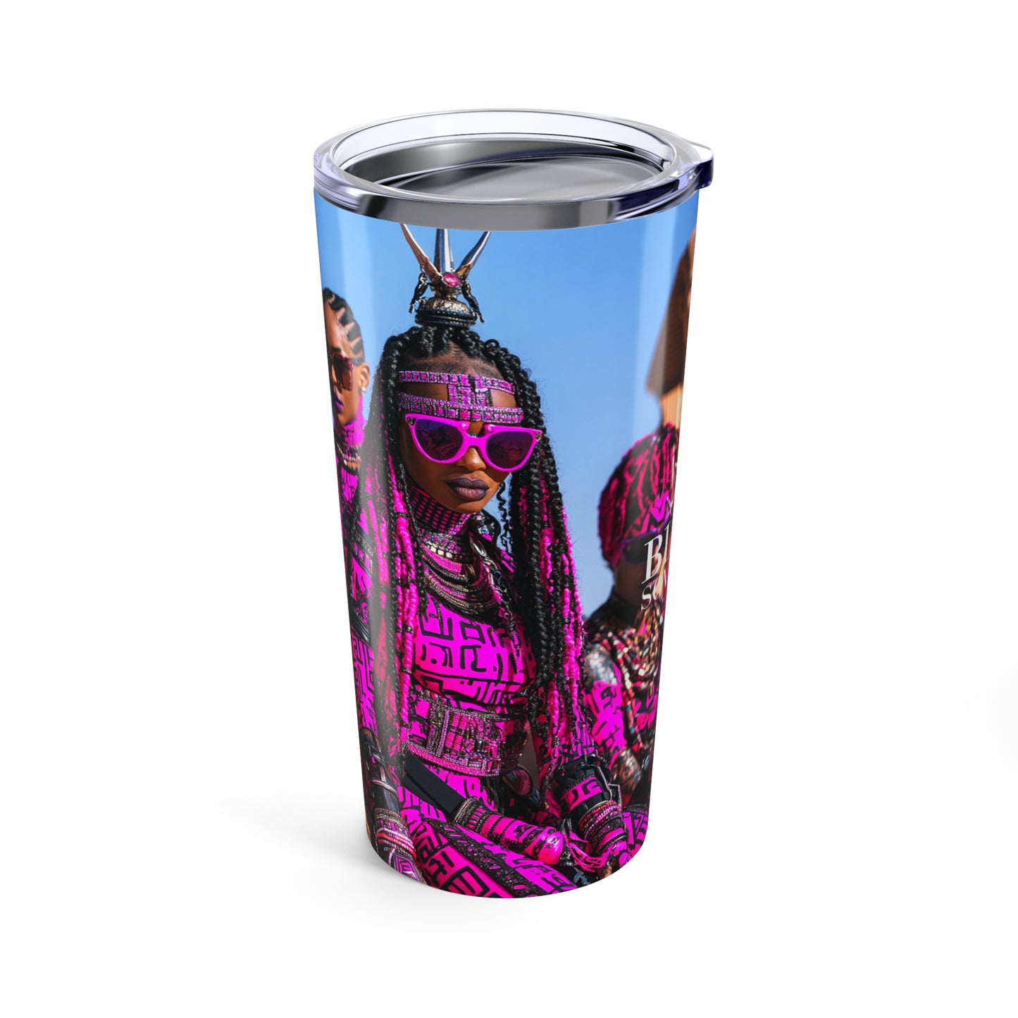 Blvck Sovereign 20oz Tumbler - Bold Design for Empowerment and Celebration