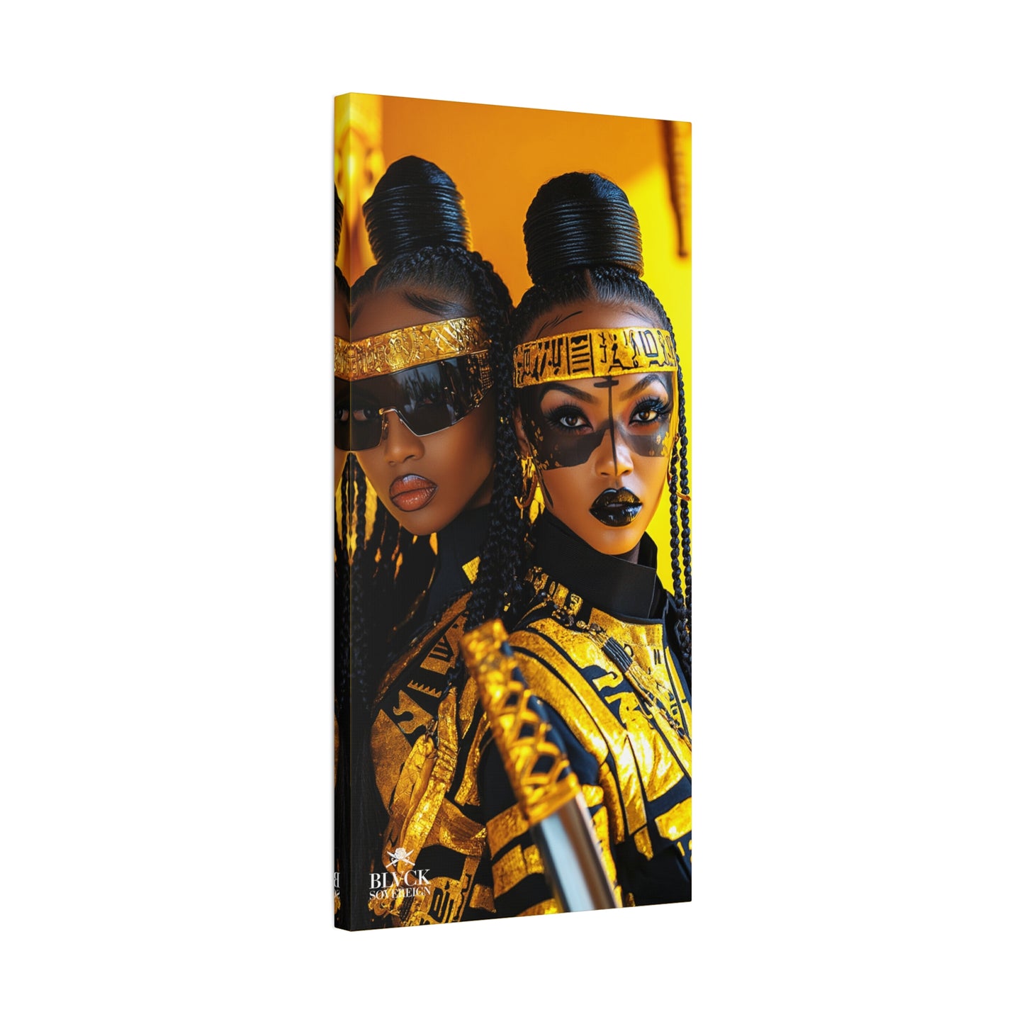 Elevated Gold Queen  Matte Canvas, Stretched, 1.25"
