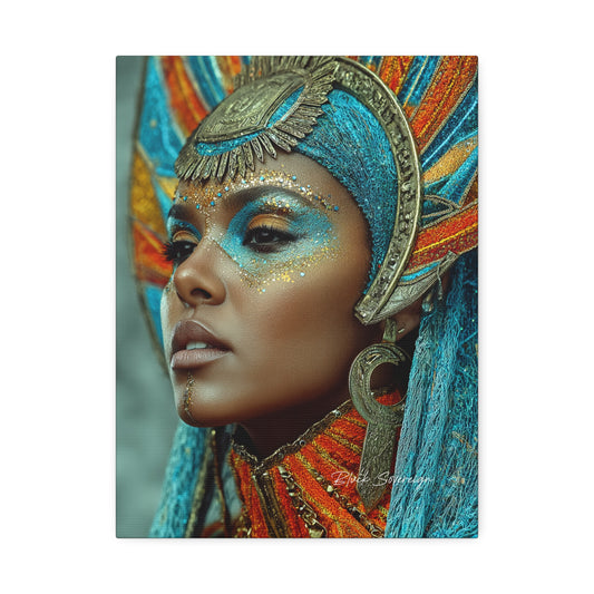Regal Goddess Portrait Canvas