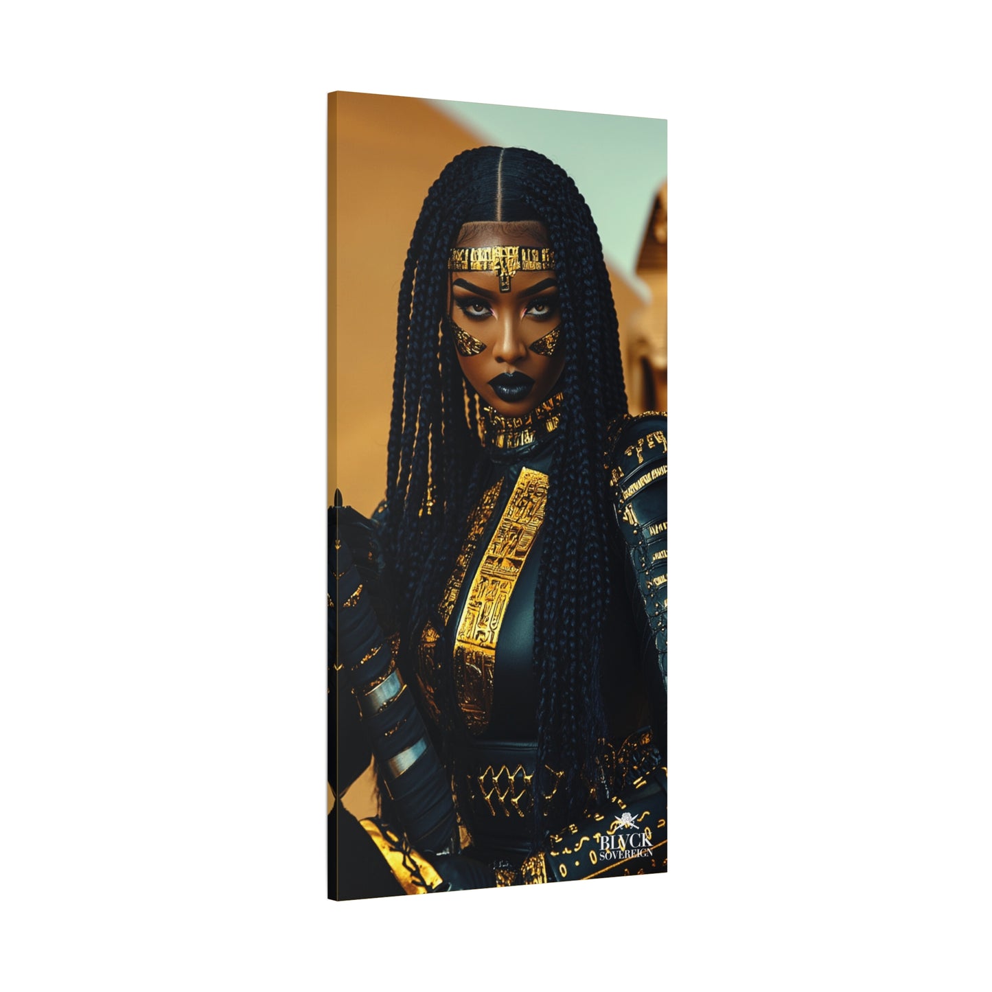 Elevated Gold Queen  Matte Canvas, Stretched, 1.25"
