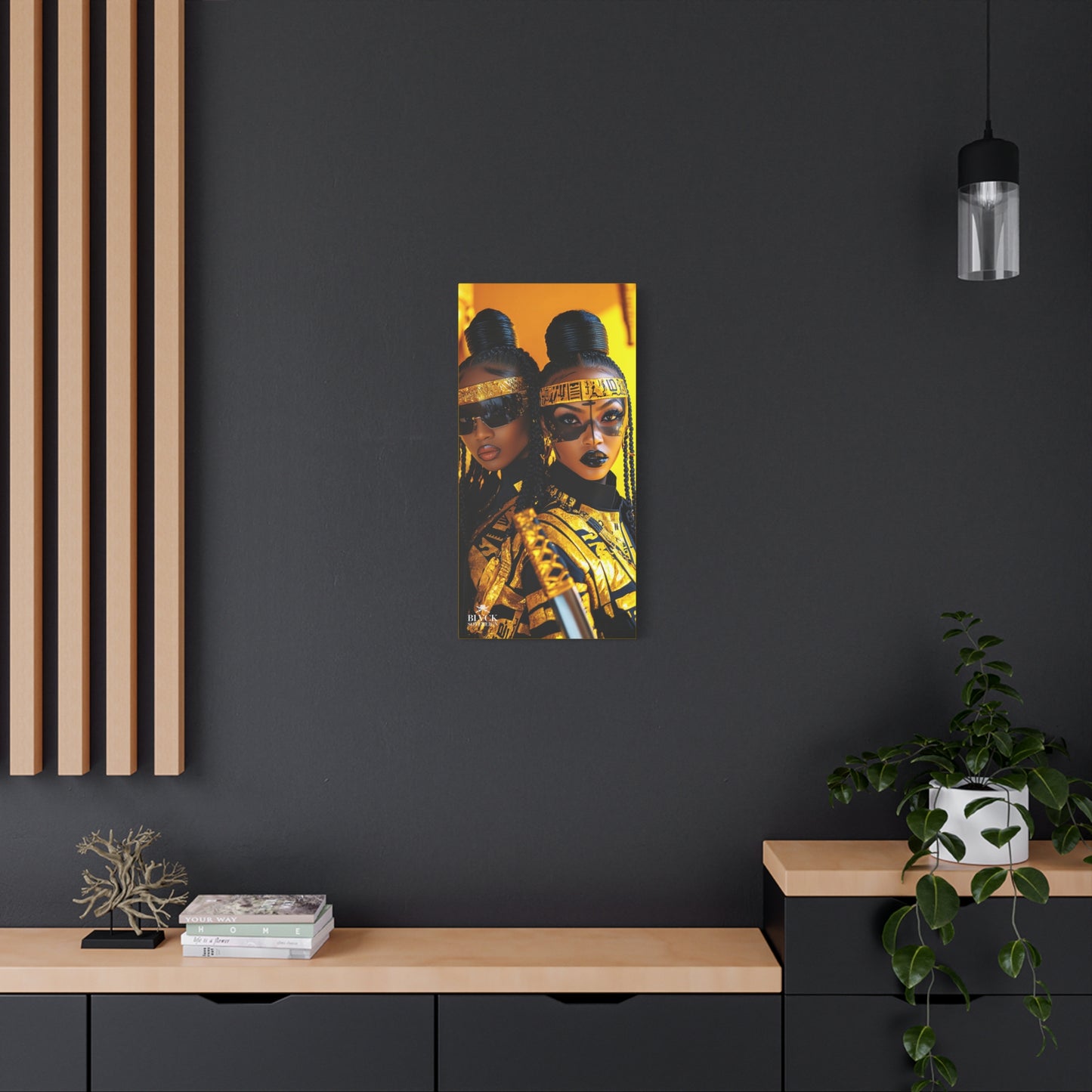 Elevated Gold Queen  Matte Canvas, Stretched, 1.25"