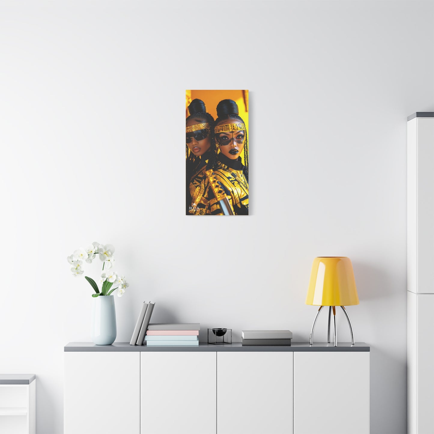 Elevated Gold Queen  Matte Canvas, Stretched, 1.25"