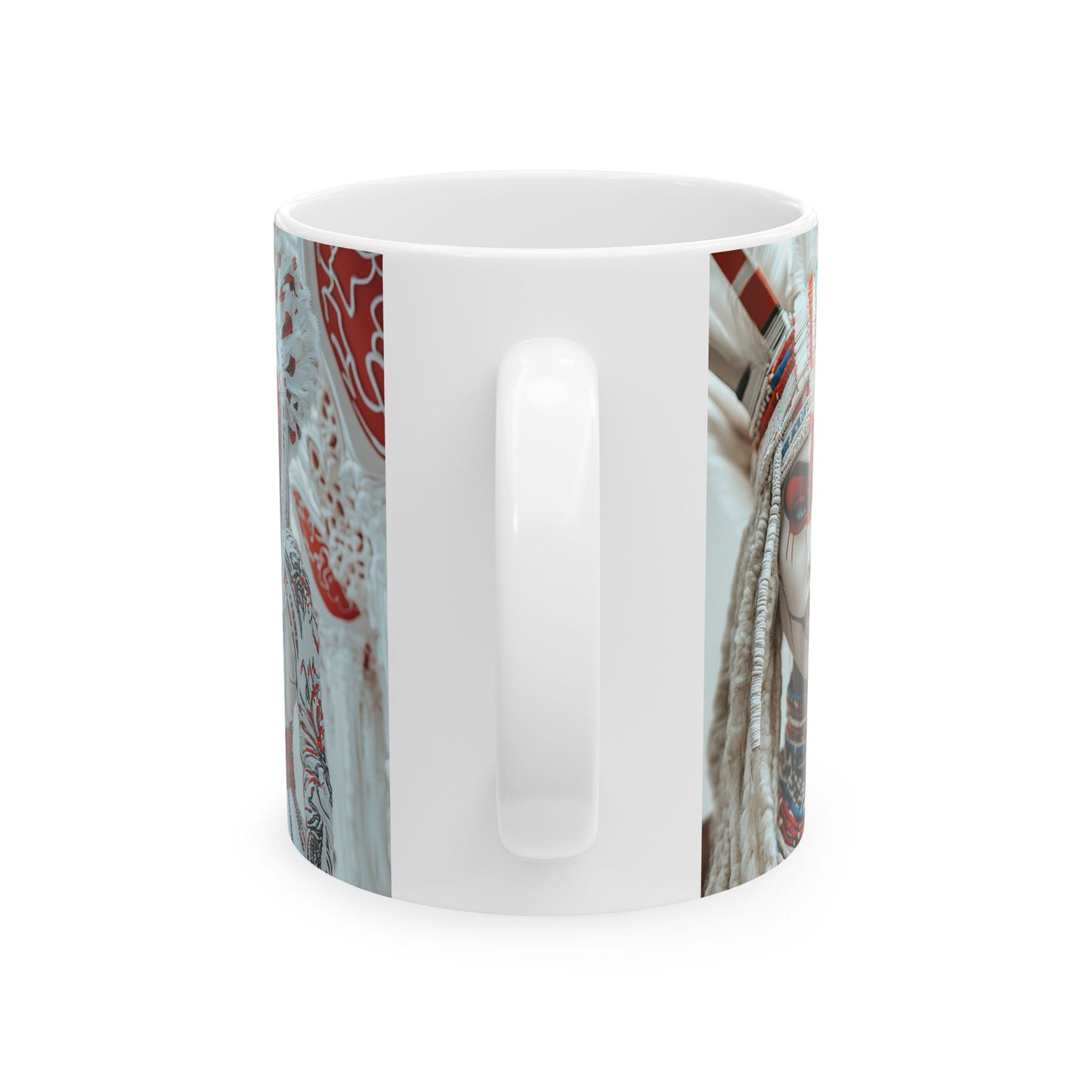 Blvck Sovereign  Stylish Ceramic Mug with Bold Golden Queens Design | 11oz & 15oz