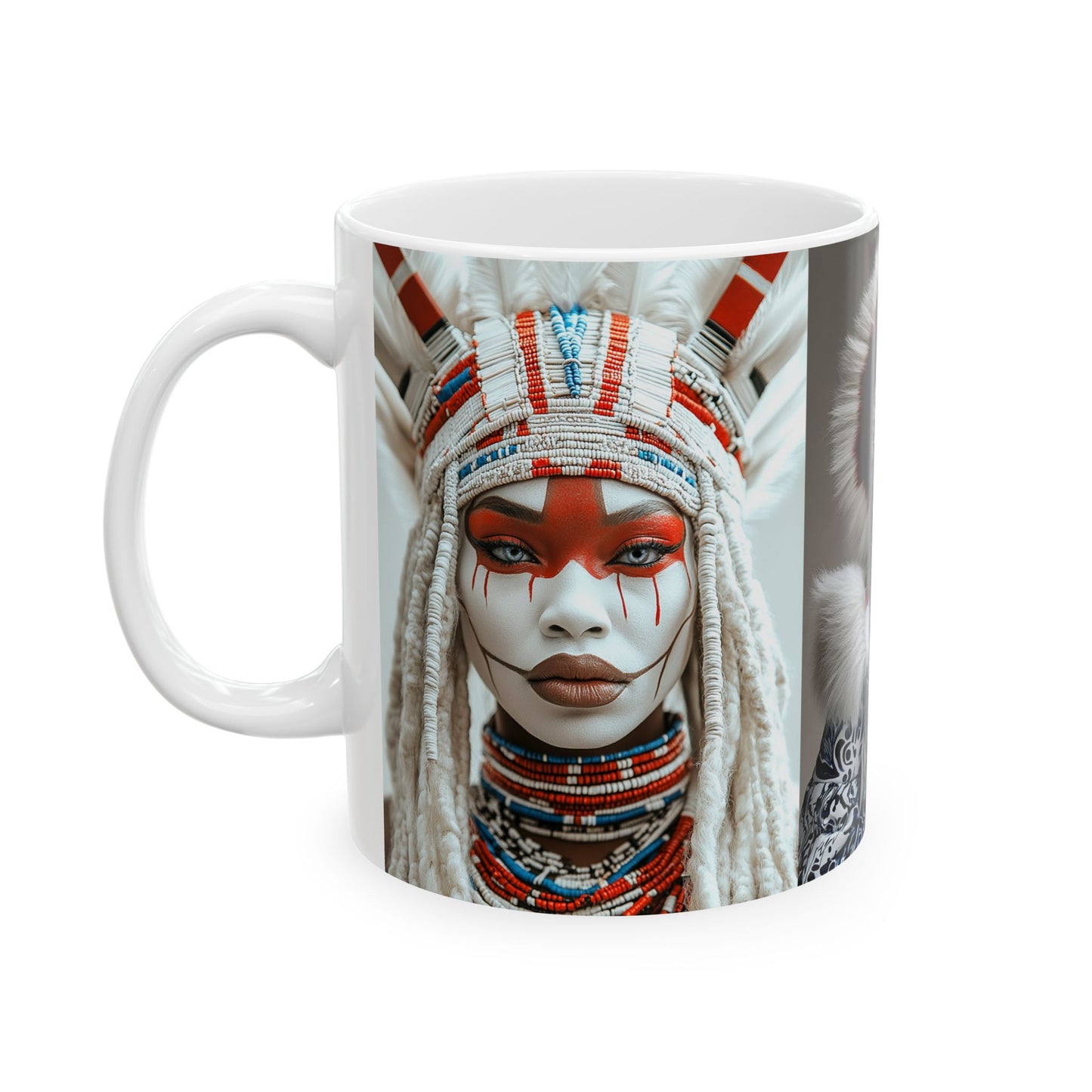 Blvck Sovereign  Stylish Ceramic Mug with Bold Golden Queens Design | 11oz & 15oz