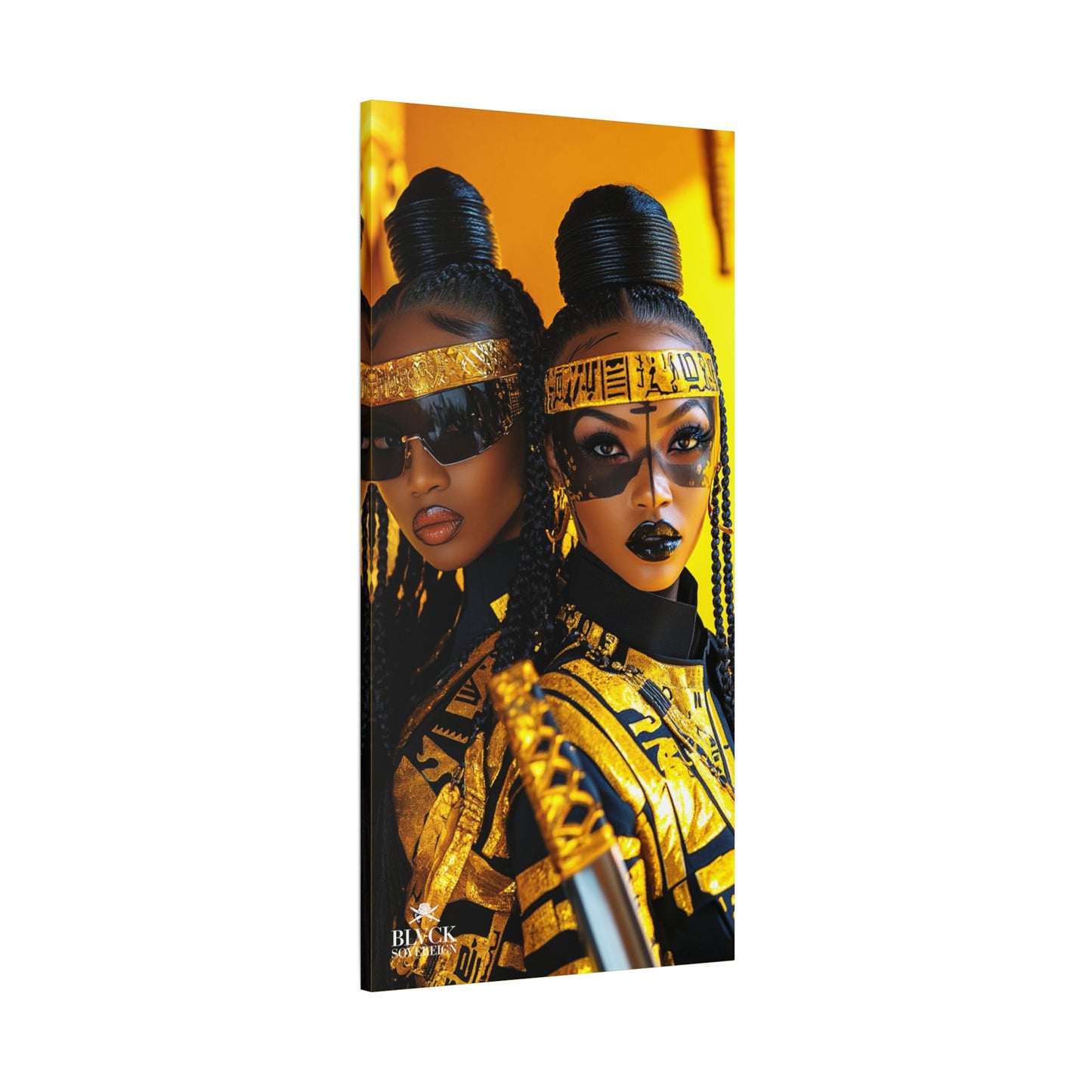 Elevated Gold Queen  Matte Canvas, Stretched, 1.25"
