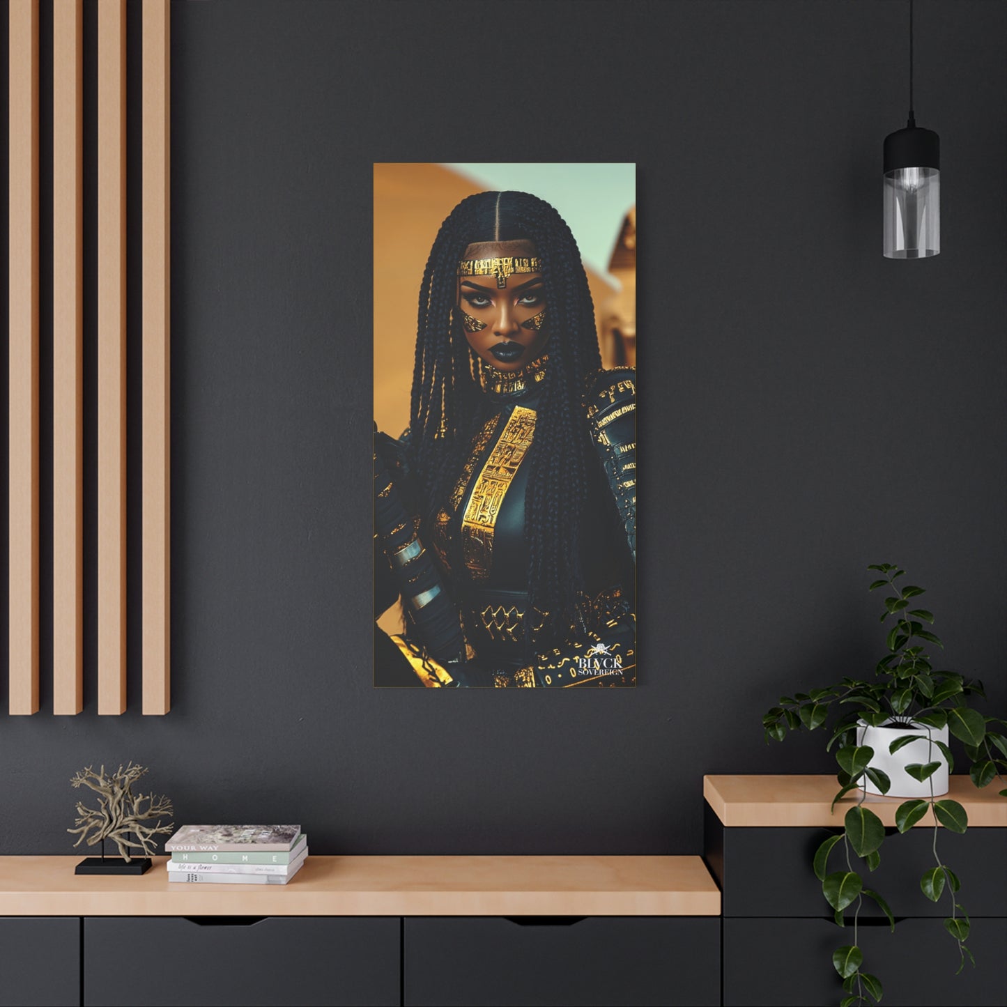 Elevated Gold Queen  Matte Canvas, Stretched, 1.25"