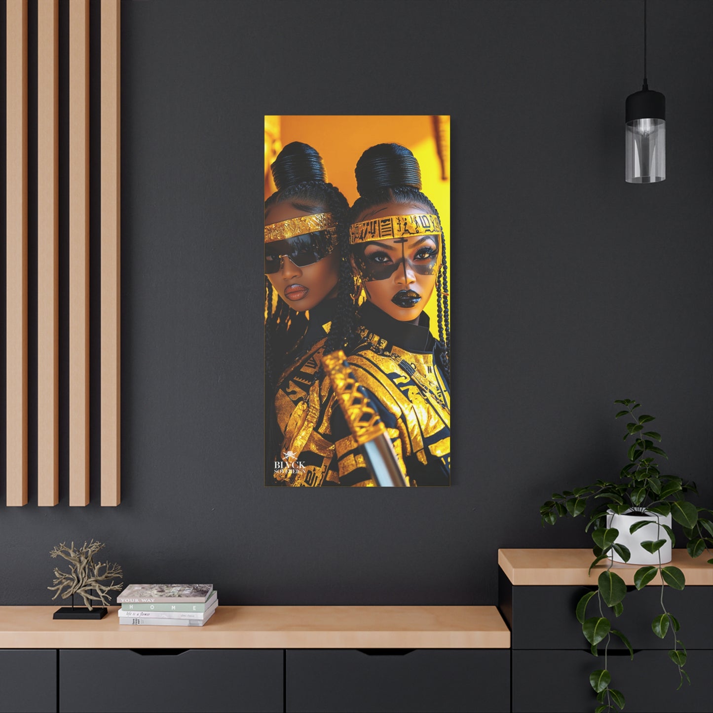 Elevated Gold Queen  Matte Canvas, Stretched, 1.25"